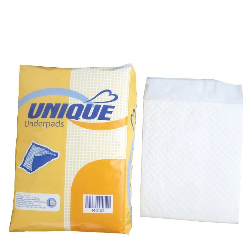 china disposable underpad with cotton surface bed pads with soft touch for hospital under pads